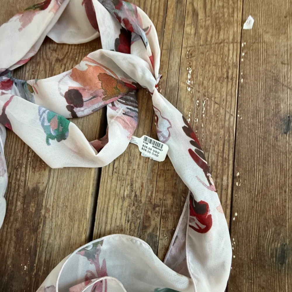 Anthropologie Bridgette  Floral Scarf Headband
